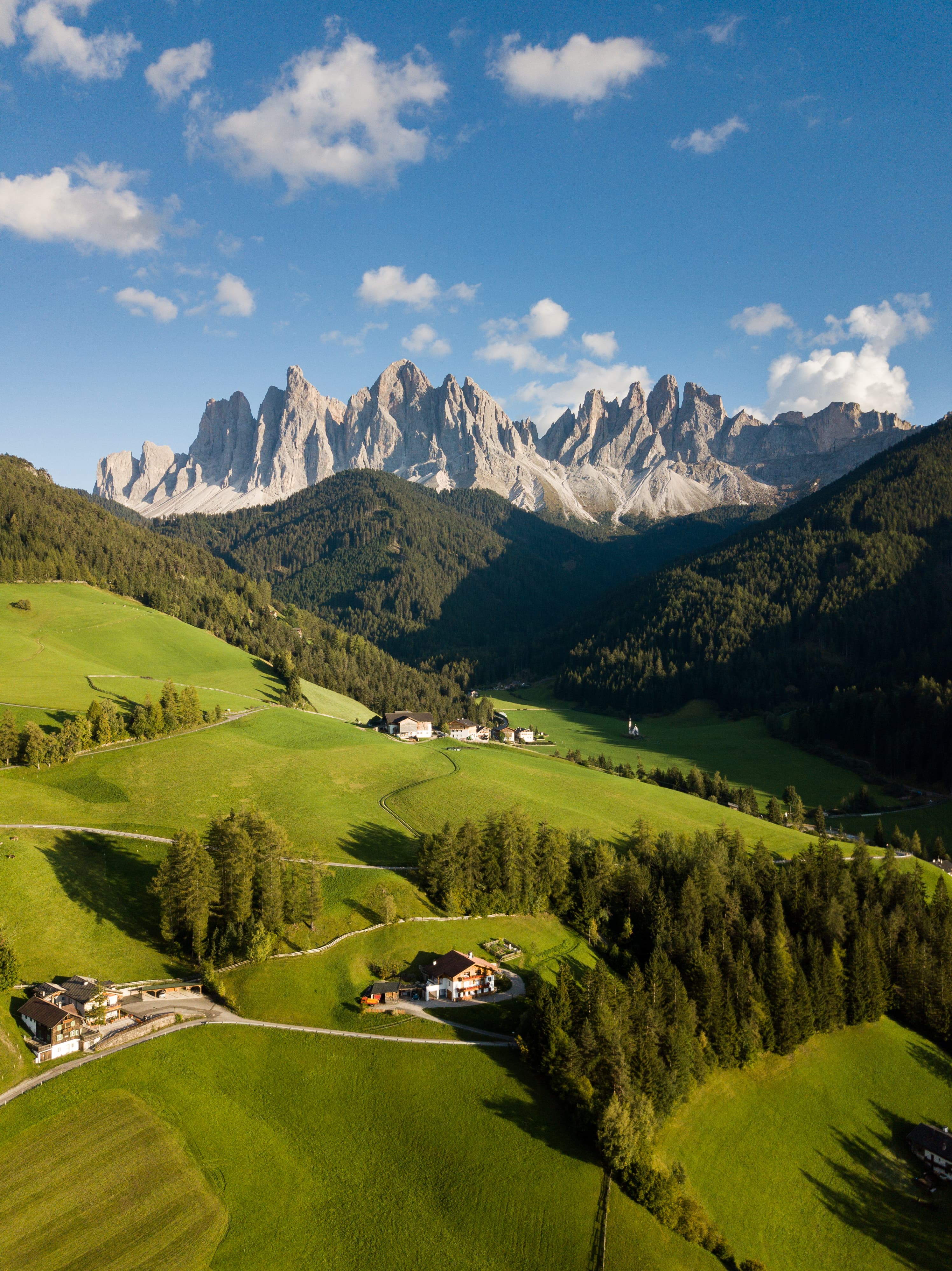 Val di Funes from Above